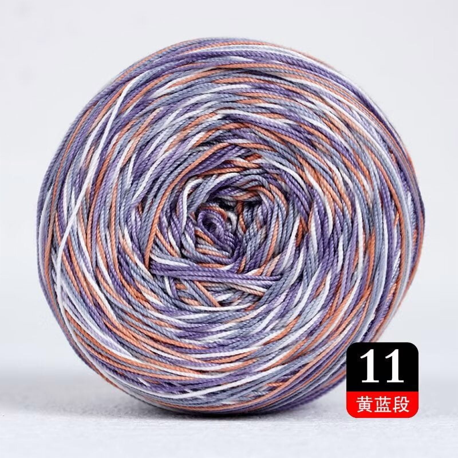 XmhyTop-A 50g Multicolor Crochet Thread Premium Cotton Thread for ...