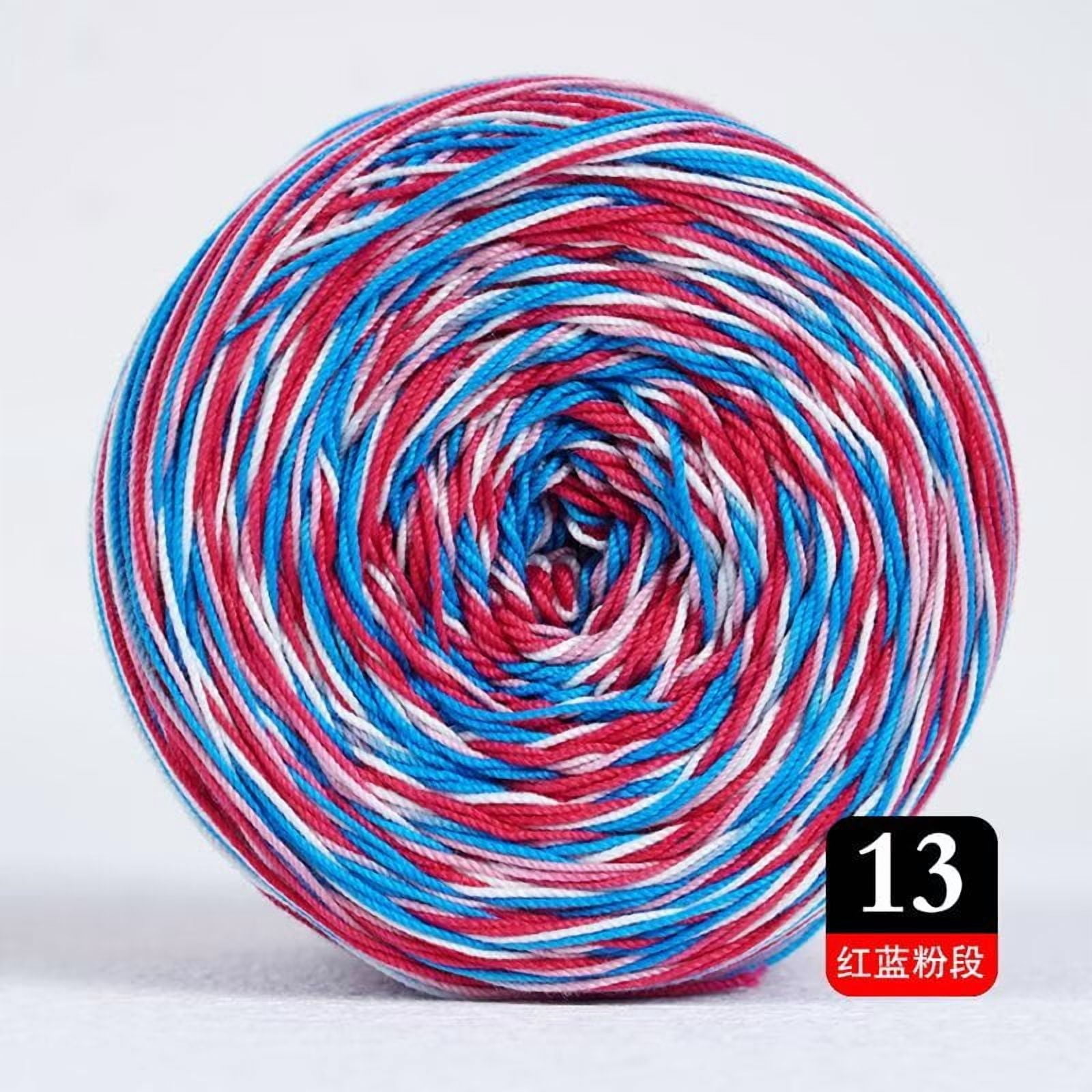 XmhyTop-A 50g Multicolor Crochet Thread Premium Cotton Thread for ...