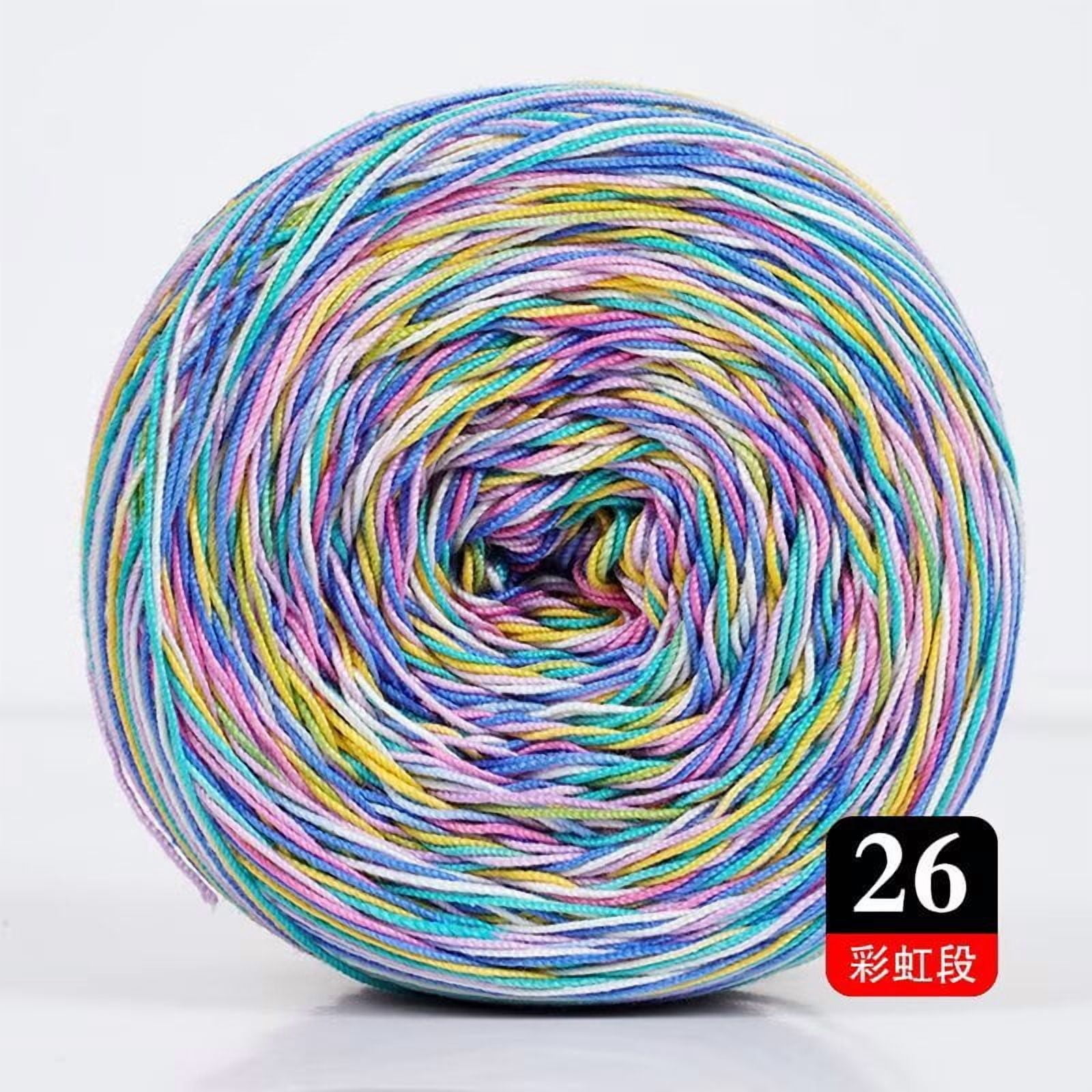 XmhyTop-A 50g Multicolor Crochet Thread Premium Cotton Thread for ...