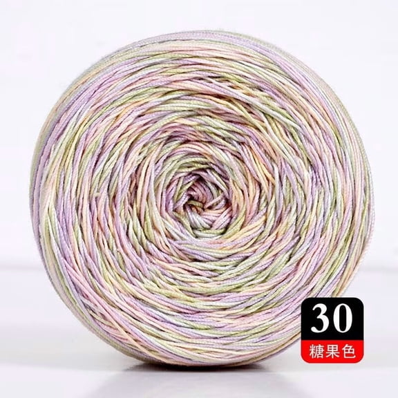 XmhyTop-A 50g Multicolor Crochet Thread Premium Cotton Thread for Detailed Handwork, Versatile Threadart Crochet Supplies,M30
