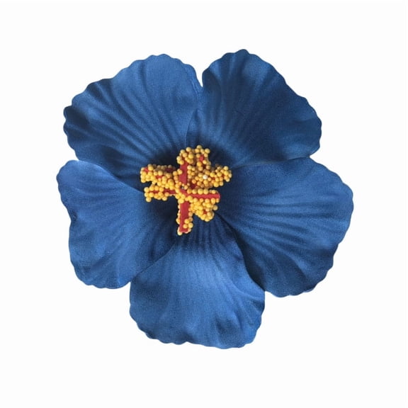 XmhyTop-A 50pcs Flower Hair Clips, Artificial Flower Clips, Beach Hair Accessories,Dark Blue