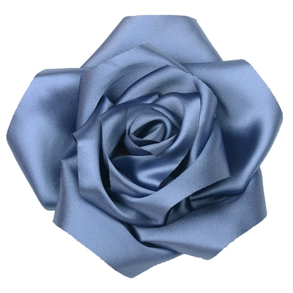 XmhyTop-A 5pcs Artificial Fabric Flowers 11x11cm Silk Fabric Flowers for Wedding Decor DIY Crafts,Dark Blue