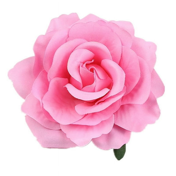 XmhyTop-A 5pcs Brooches Pins Hair Flowers Fabric Hair Clips, Rose Hair Clips, Hairpin Brooch, Flower Headpieces,Pink