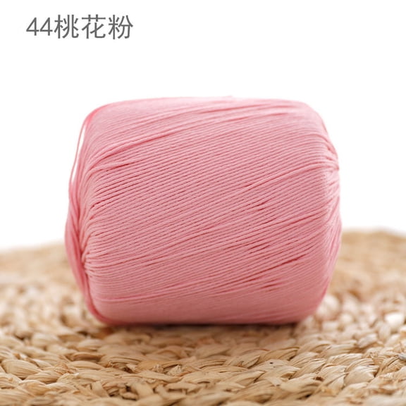 XmhyTop-A 80g Multicolor Crochet Thread Premium Cotton Thread for Detailed Handwork, Versatile Threadart Crochet Supplies,Pink B