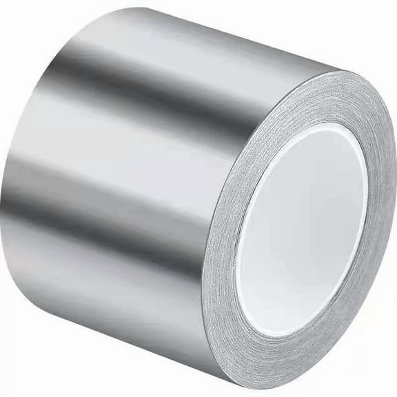 XmhyTop-A Aluminum Foil Caulk Tape, 3cm Width 5 Yards Silver Waterproof Sealant Strip, Bathtub/Kitchen/Toilet Base Caulking Tape Easy Clean, 1 Roll