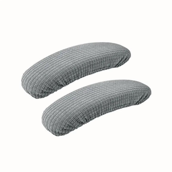 XmhyTop-A Armrest Covers - Office Chair Armrest Covers, Elastic Removable Arm Protectors & Chair Hand Rest Covers - 1 Pair,Grey