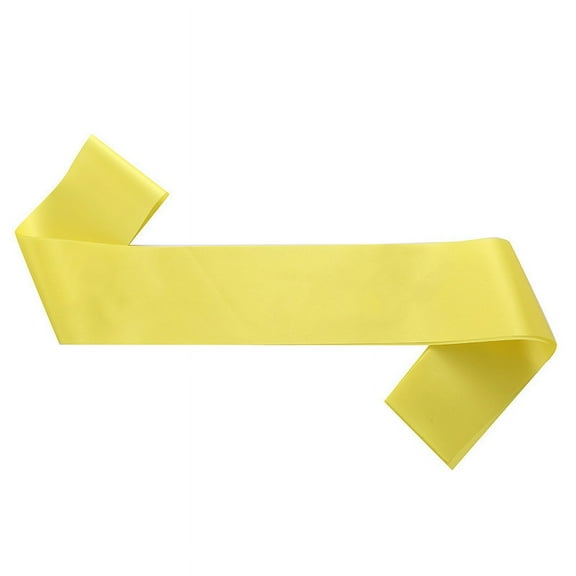 XmhyTop-A Blank Satin Sash, Wedding Sash, DIY Graduation Pageant Sash 160*9.5cm, 2 Pcs, Yellow