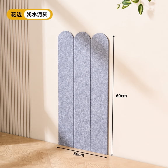 XmhyTop-A Cat Wall Scratcher 60x30cm Self-Adhesive Felt Cat Scratch Pad, Furniture Protector for Sofa Door, Indoor Cat Scratching Mat,Grey