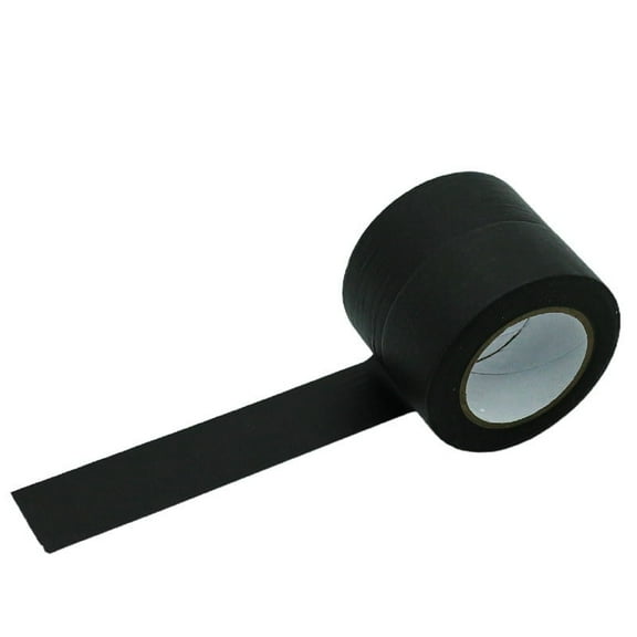 XmhyTop-A Colored Masking Tape,2 Rolls Pack 1"X14 Yard, Colorful Paper Tape for Painting, Arts Crafts DIY, Teaching SuppliesTape-Black