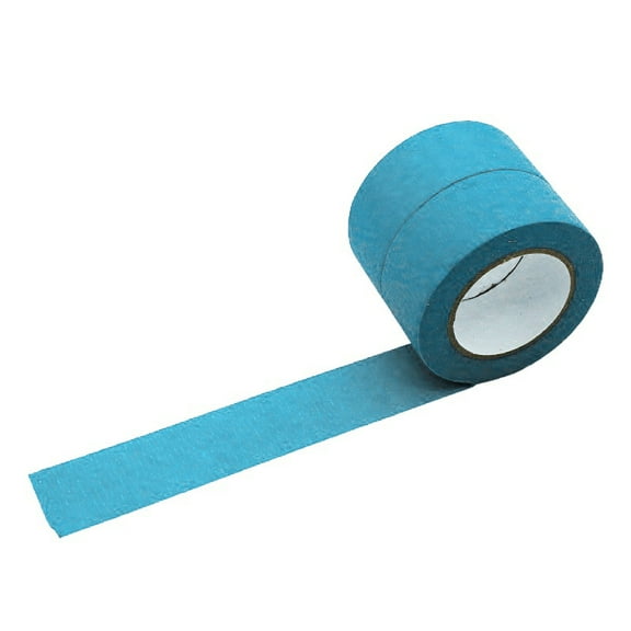 XmhyTop-A Colored Masking Tape,2 Rolls Pack 1"X14 Yard, Colorful Paper Tape for Painting, Arts Crafts DIY, Teaching SuppliesTape-Blue