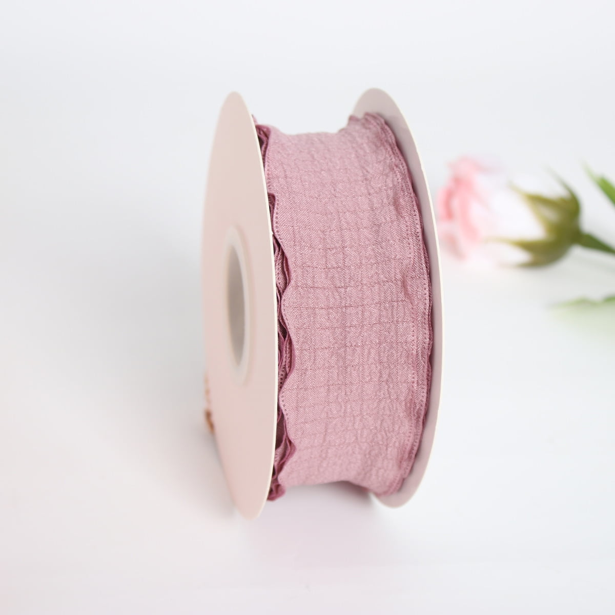 XmhyTop-A Dark Pink Ruffle Ribbon 9 yards Polyester Trimming Ribbon ...