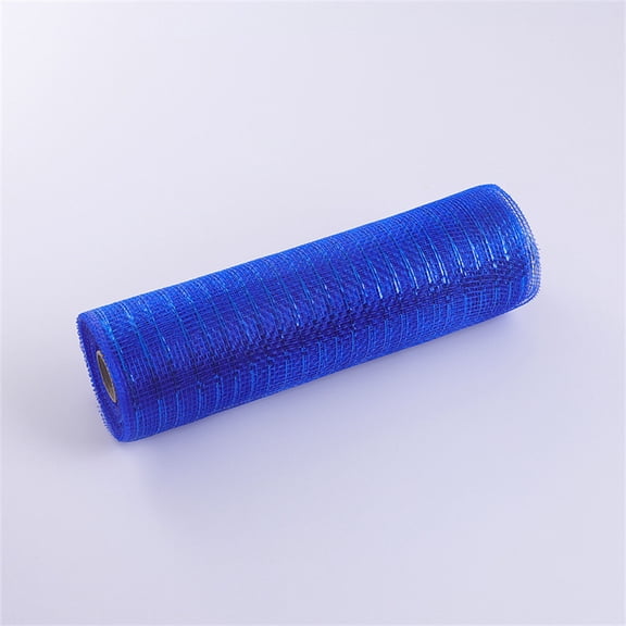 XmhyTop-A Decorative Mesh Ribbon Wreath Mesh, 10 Yards Mesh Ribbon for Gift Wrapping, Flower Bows Craft Projects,Dark Blue