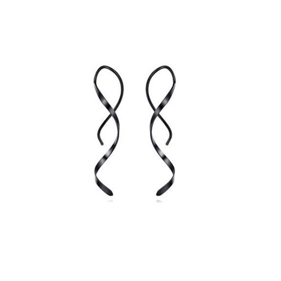 XmhyTop-A Earrings Wedding Prom Party Jewelry Gifts-Black