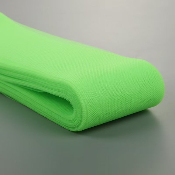 XmhyTop-A Elastic Bands 50 Yards Elastic Mesh Band,Fish Bone Elastic,Polyester Mesh,Sewing Trims,Craft Elastic Band for Wedding Veil DIY Crafts,Light Green