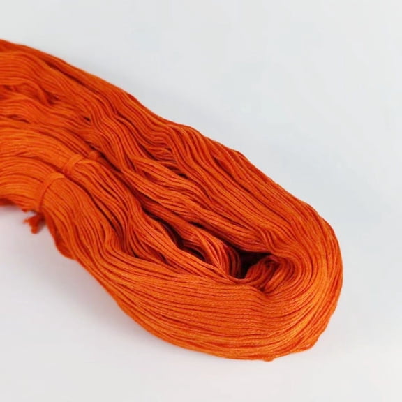 XmhyTop-A Embroidery Floss 1-Pcs Polyester Hand Embroidery Thread, Ideal for Cross Stitch & DIY Embroidery Projects, Premium Sewing Supply,Orange