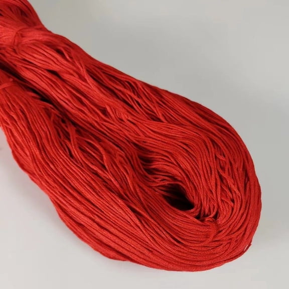 XmhyTop-A Embroidery Floss 1-Pcs Polyester Hand Embroidery Thread, Ideal for Cross Stitch & DIY Embroidery Projects, Premium Sewing Supply,Red