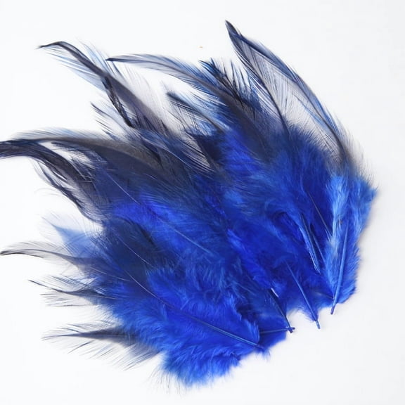 XmhyTop-A Feathers for Crafting,100pcs 3-5.9inch Craft Feathers,Bulk Feathers for Wedding Home Party,Dream Catcher Supplies and DIY Crafts,Dark Blue