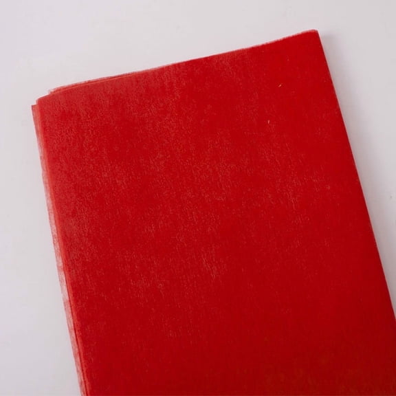 XmhyTop-A Floral Gift Wrap Paper 3-Pack 48x48cm Cotton Floral Paper for Wedding & Holiday, Non Woven Wrapping Paper for Gift DIY Crafts,Red