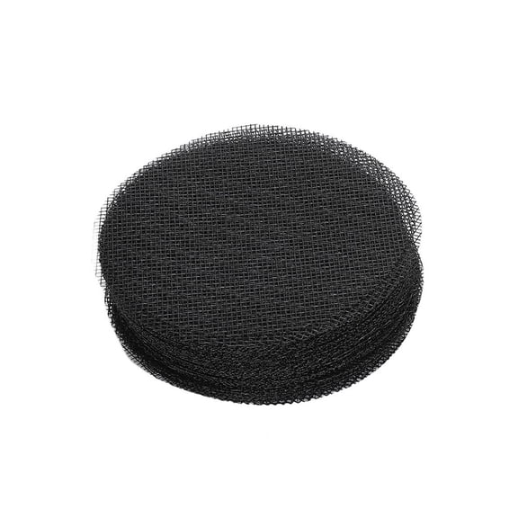 XmhyTop-A Flower Pot Mat - 4.5*4.5cm Bonsai Bottom Grid Mat, Soil Saver Mesh Pads Drainage Hole Covers for Pots - 50 Pcs