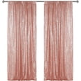 thumbnail image 1 of XmhyTop-A Glitter Curtains 2 Pieces 60X240cm - Sparkling Backdrop Curtains for Parties,Fiestas Decorar- Rose Gold, 1 of 6