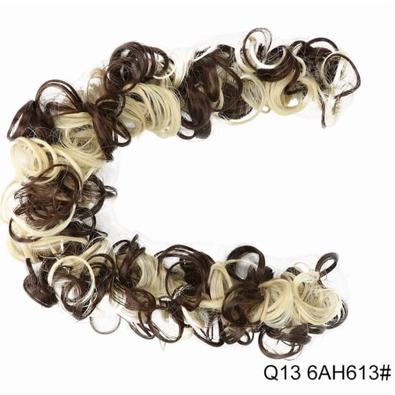 XmhyTop-A Hairpieces 1pc 80cm Large Hair Bun, Fake Hair Bun & Hair Donut, High-Temperature Fiber for Natural Updos, Suitable for Thick/Fine Hair & Wedding Styling,H03