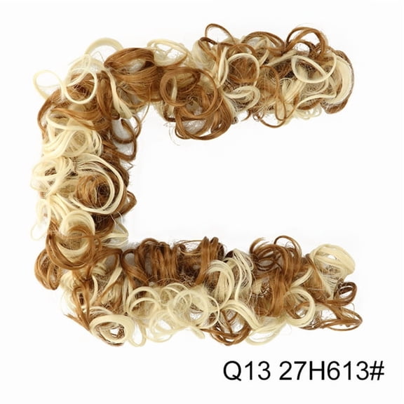 XmhyTop-A Hairpieces 1pc 80cm Large Hair Bun, Fake Hair Bun & Hair Donut, High-Temperature Fiber for Natural Updos, Suitable for Thick/Fine Hair & Wedding Styling,H12