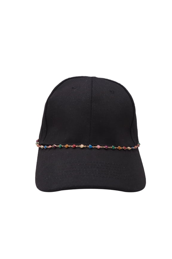 -A Hat Chains Accessories 2 Pcs 11-inch Vintage Chains for Baseball Caps, Stylish Hat Decoration,C10