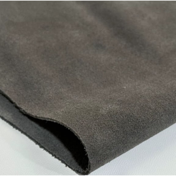 XmhyTop-A Imitation Suede Leather Sheet, Velor Leather, DIY Sewing Crafting Leather, Soft Suede Leather for Bag Wallet Keychain Jewelry Making, 1 Piece,2 yards,Dark Grey