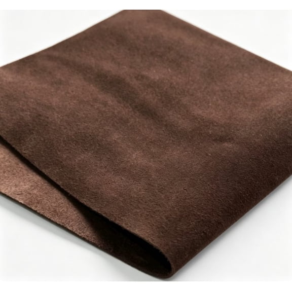 XmhyTop-A Imitation Suede Leather Sheet, Velor Leather, DIY Sewing Crafting Leather, Soft Suede Leather for Bag Wallet Keychain Jewelry Making, 2 Piece,2 yards,Dark Brown