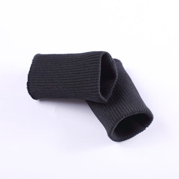 XmhyTop-A Knit Cuffs for Jacket Elastic Cuffs Sewing Cuffs, Ribbed Knit Cuff Trim for Sleeve Hem DIY Craft, Soft Polyester Fabric Cuffs,7.5x9cm,1 Pair,Dark Blue