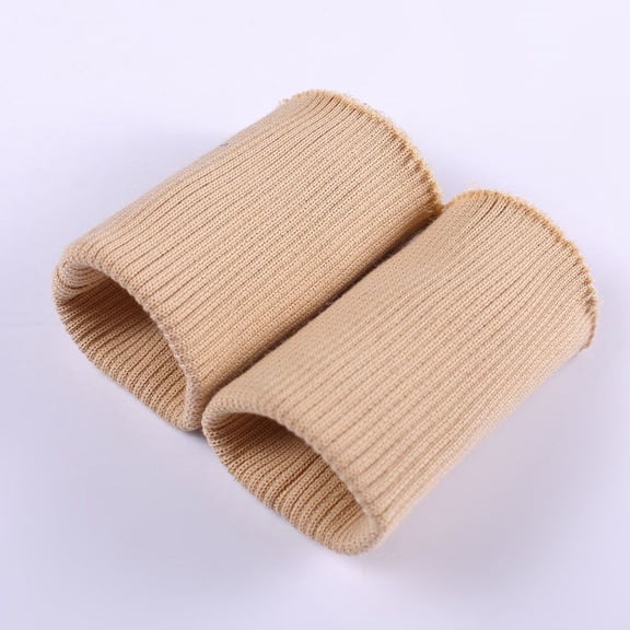 XmhyTop-A Knit Cuffs for Jacket Elastic Cuffs Sewing Cuffs, Ribbed Knit Cuff Trim for Sleeve Hem DIY Craft, Soft Polyester Fabric Cuffs,7.5x9cm,1 Pair,Khaki