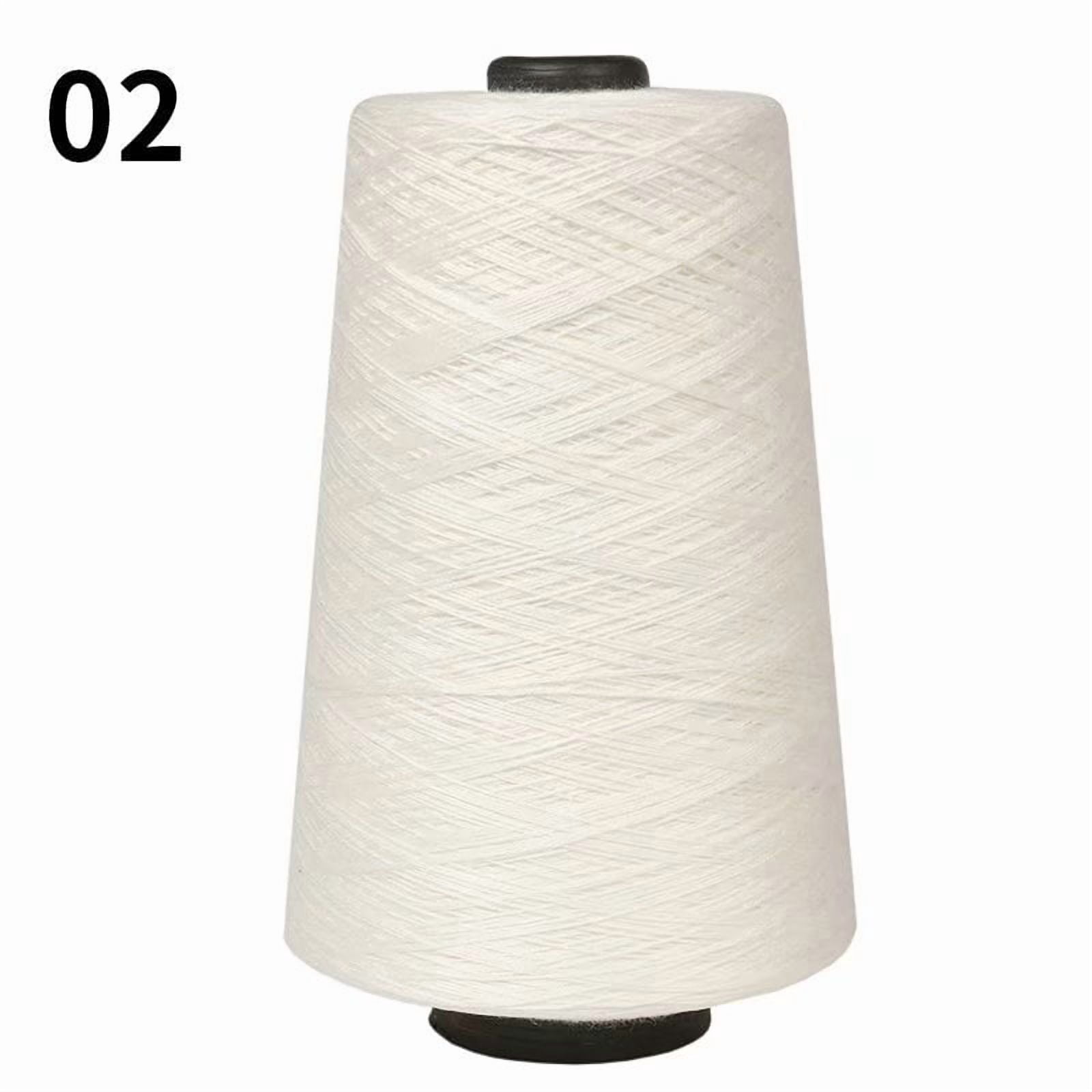 XmhyTop-A Knitting Yarn Crochet Yarn 500g, Blended Fabric Crochet Line Top Thread for Knitting, Beginner Friendly Yarn for Sweaters Blankets Scarves,Beige White