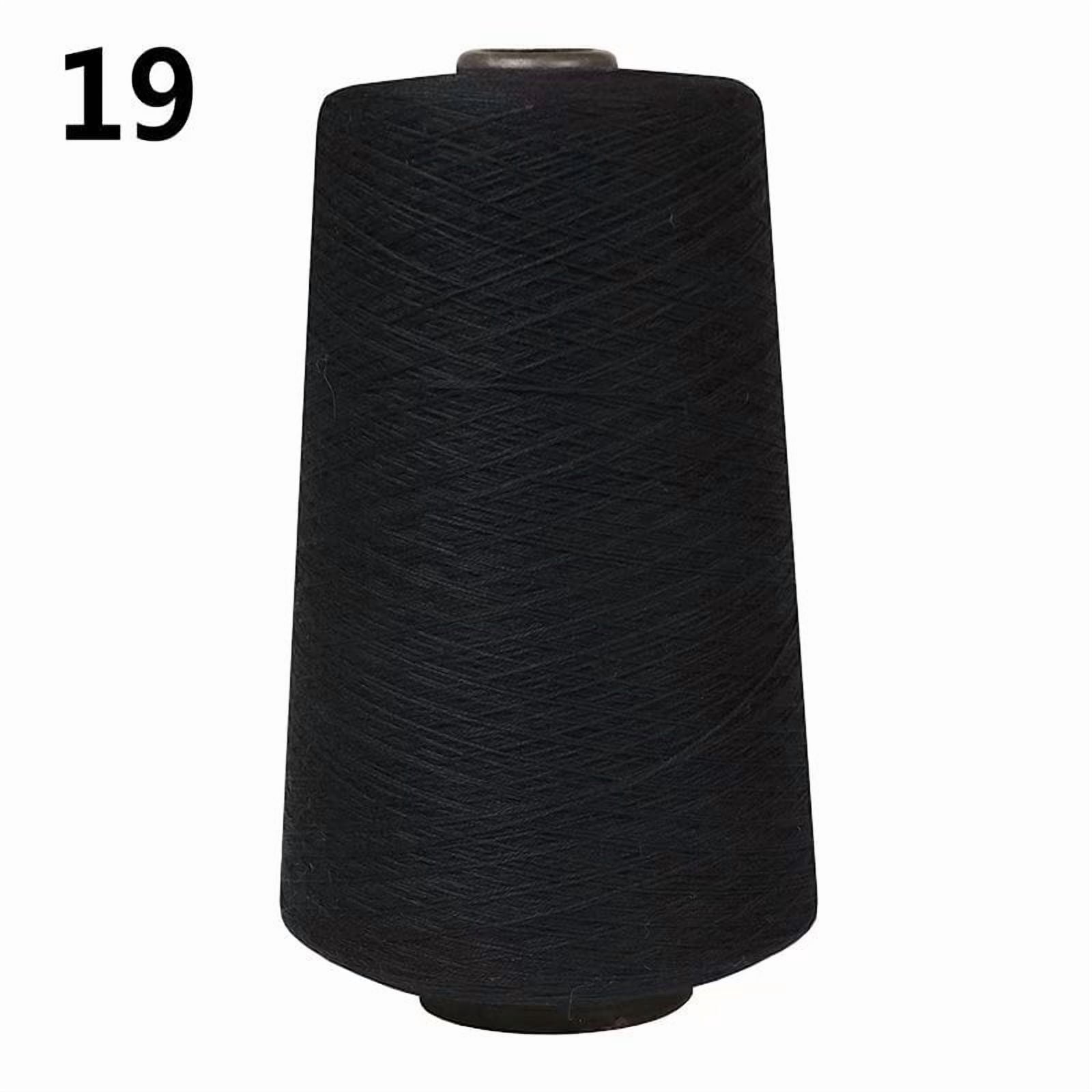 XmhyTop-A Knitting Yarn Crochet Yarn 500g, Blended Fabric Crochet Line Top Thread for Knitting, Beginner Friendly Yarn for Sweaters Blankets Scarves,Black