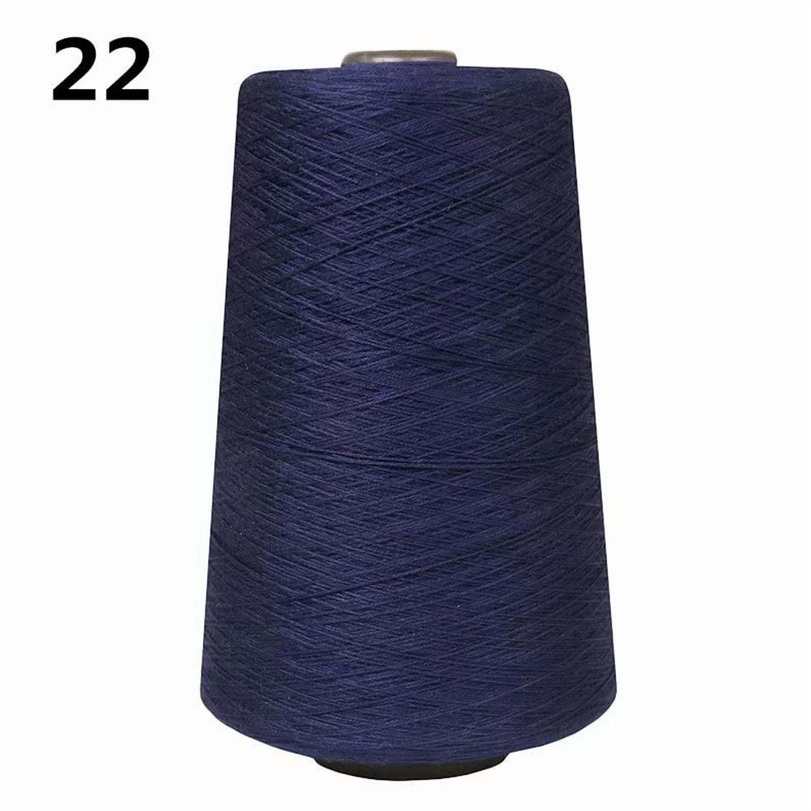 XmhyTop-A Knitting Yarn Crochet Yarn 500g, Blended Fabric Crochet Line Top Thread for Knitting, Beginner Friendly Yarn for Sweaters Blankets Scarves,Dark Blue