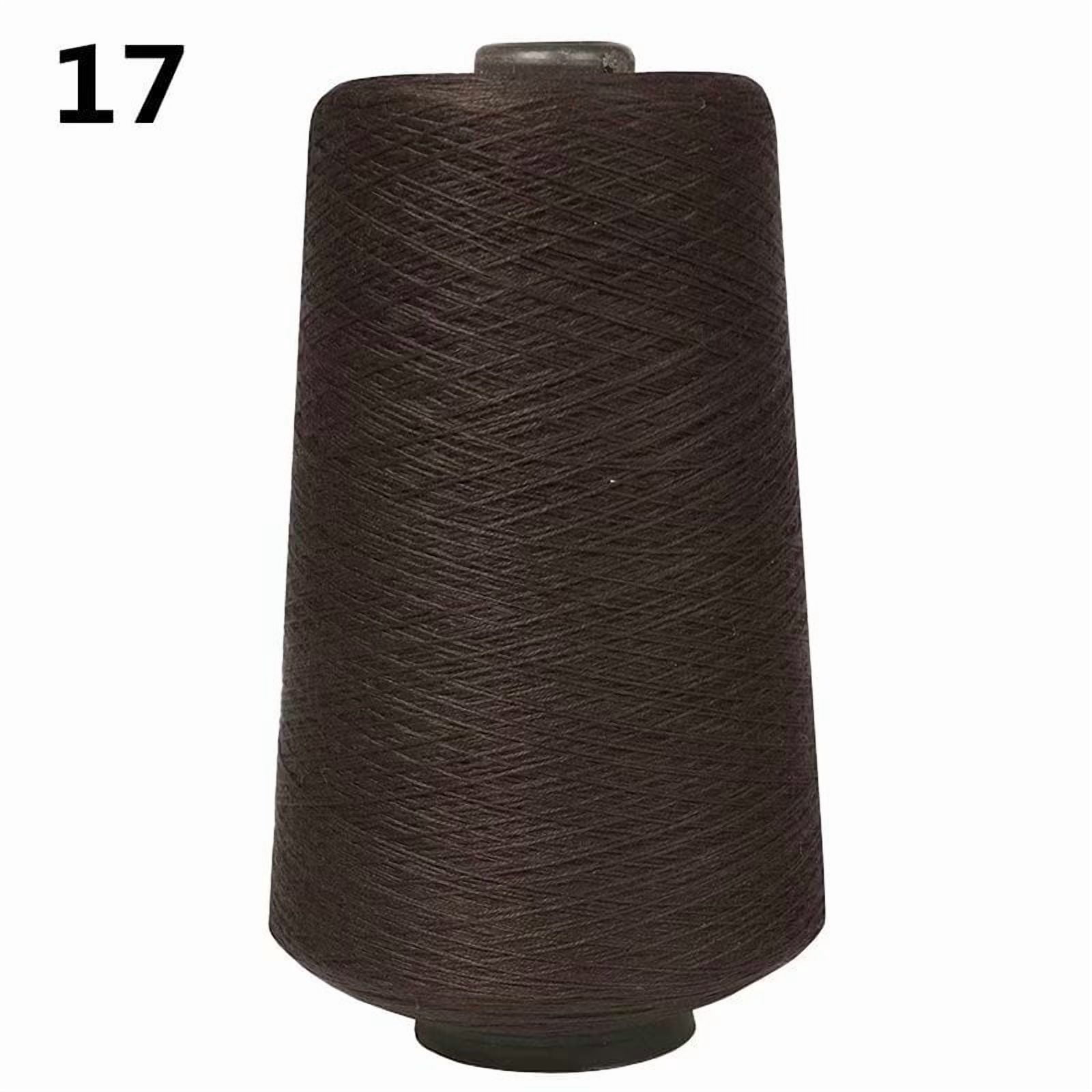 XmhyTop-A Knitting Yarn Crochet Yarn 500g, Blended Fabric Crochet Line Top Thread for Knitting, Beginner Friendly Yarn for Sweaters Blankets Scarves,Dark Brown