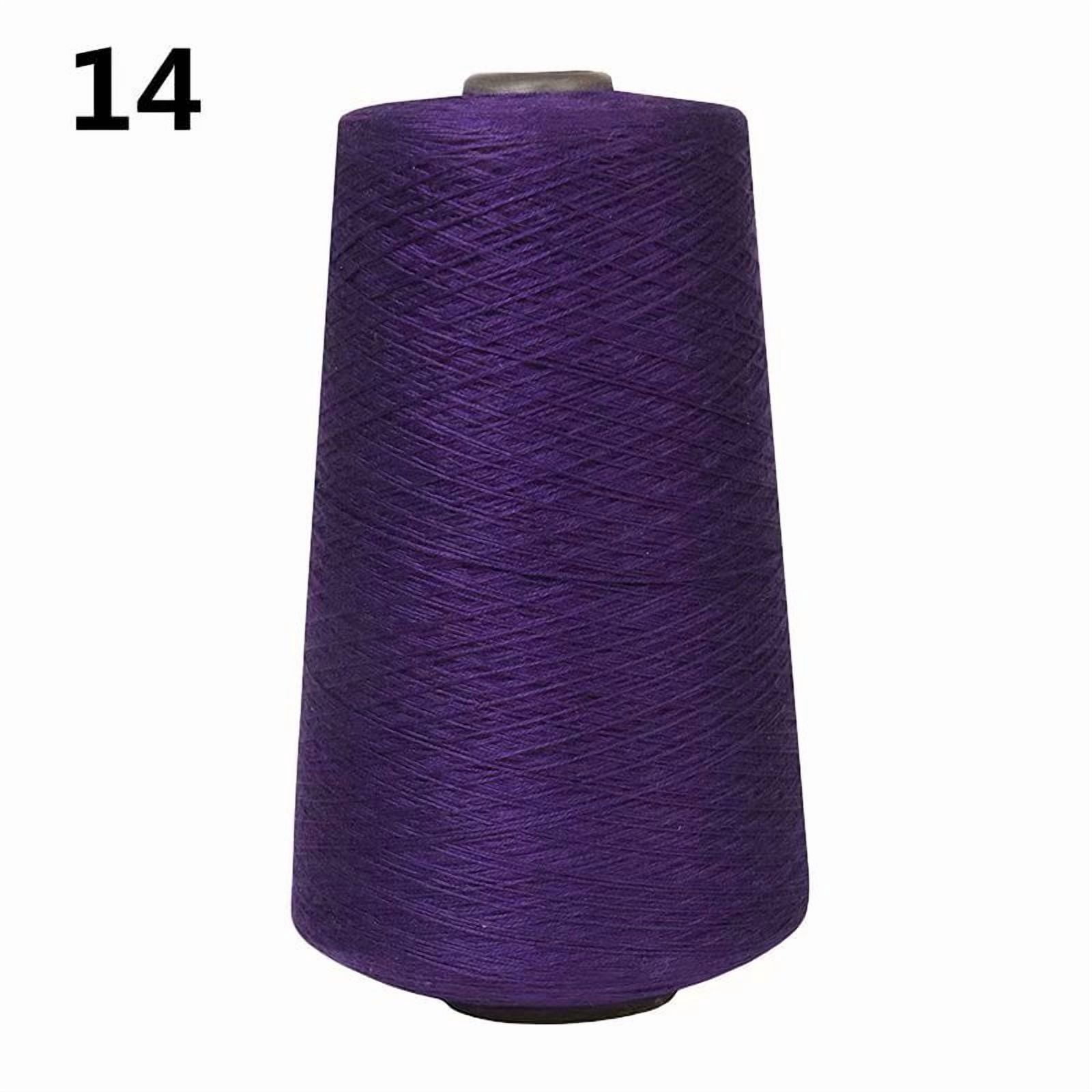 XmhyTop-A Knitting Yarn Crochet Yarn 500g, Blended Fabric Crochet Line Top Thread for Knitting, Beginner Friendly Yarn for Sweaters Blankets Scarves,Dark Purple