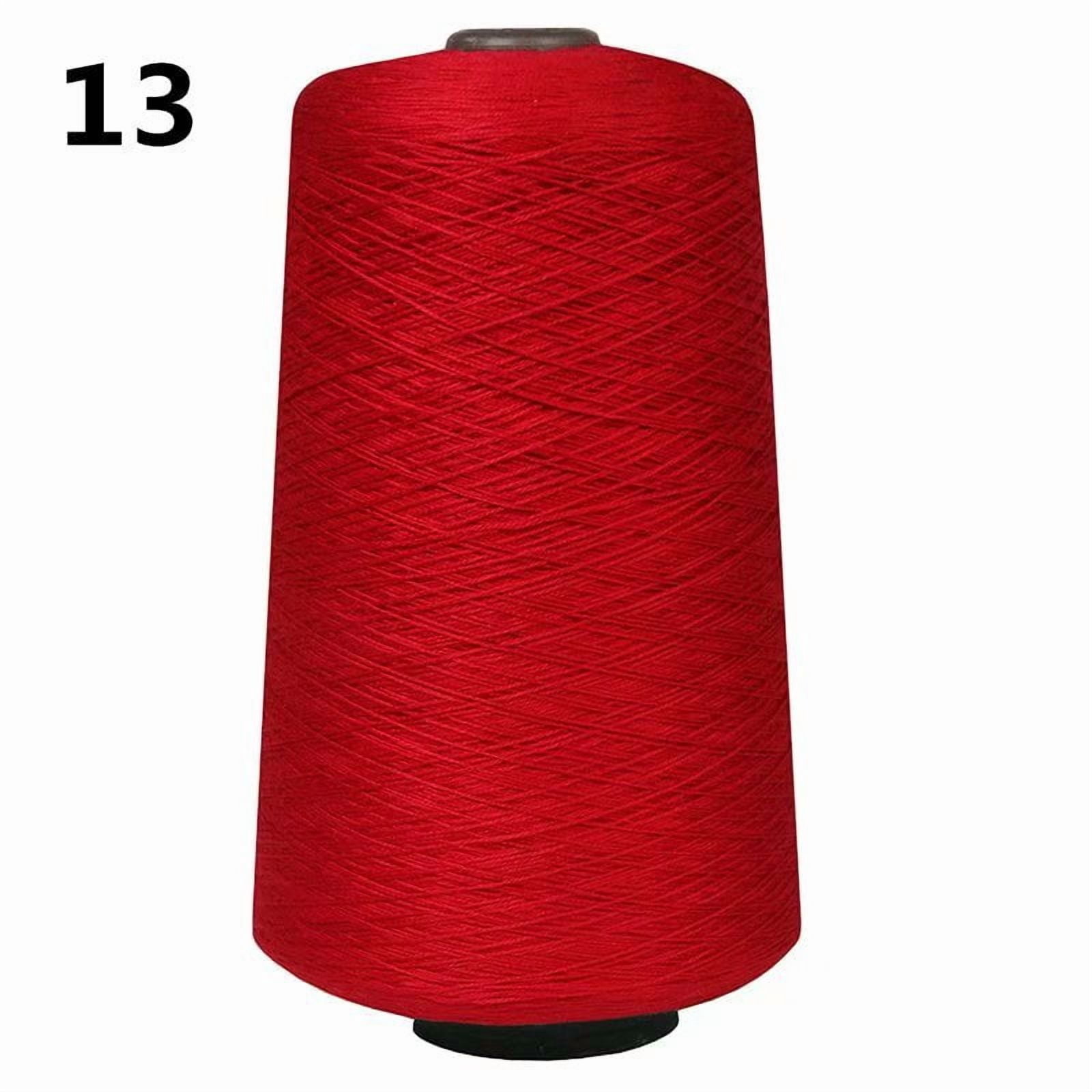 XmhyTop-A Knitting Yarn Crochet Yarn 500g, Blended Fabric Crochet Line Top Thread for Knitting, Beginner Friendly Yarn for Sweaters Blankets Scarves,Dark Red
