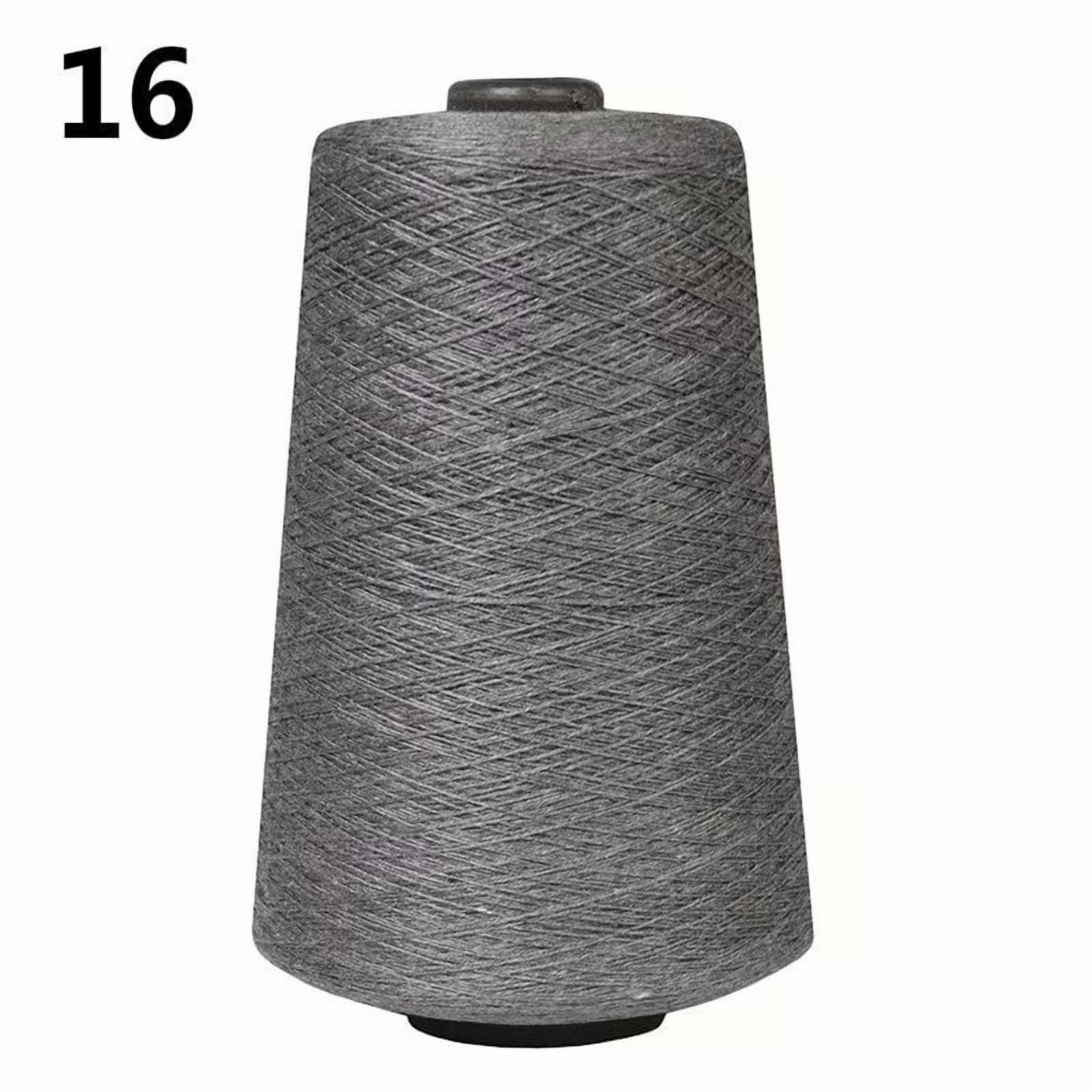 XmhyTop-A Knitting Yarn Crochet Yarn 500g, Blended Fabric Crochet Line Top Thread for Knitting, Beginner Friendly Yarn for Sweaters Blankets Scarves,Grey