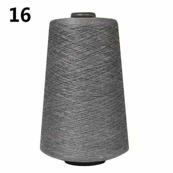 XmhyTop-A Knitting Yarn Crochet Yarn 500g, Blended Fabric Crochet Line Top Thread for Knitting, Beginner Friendly Yarn for Sweaters Blankets Scarves,Grey