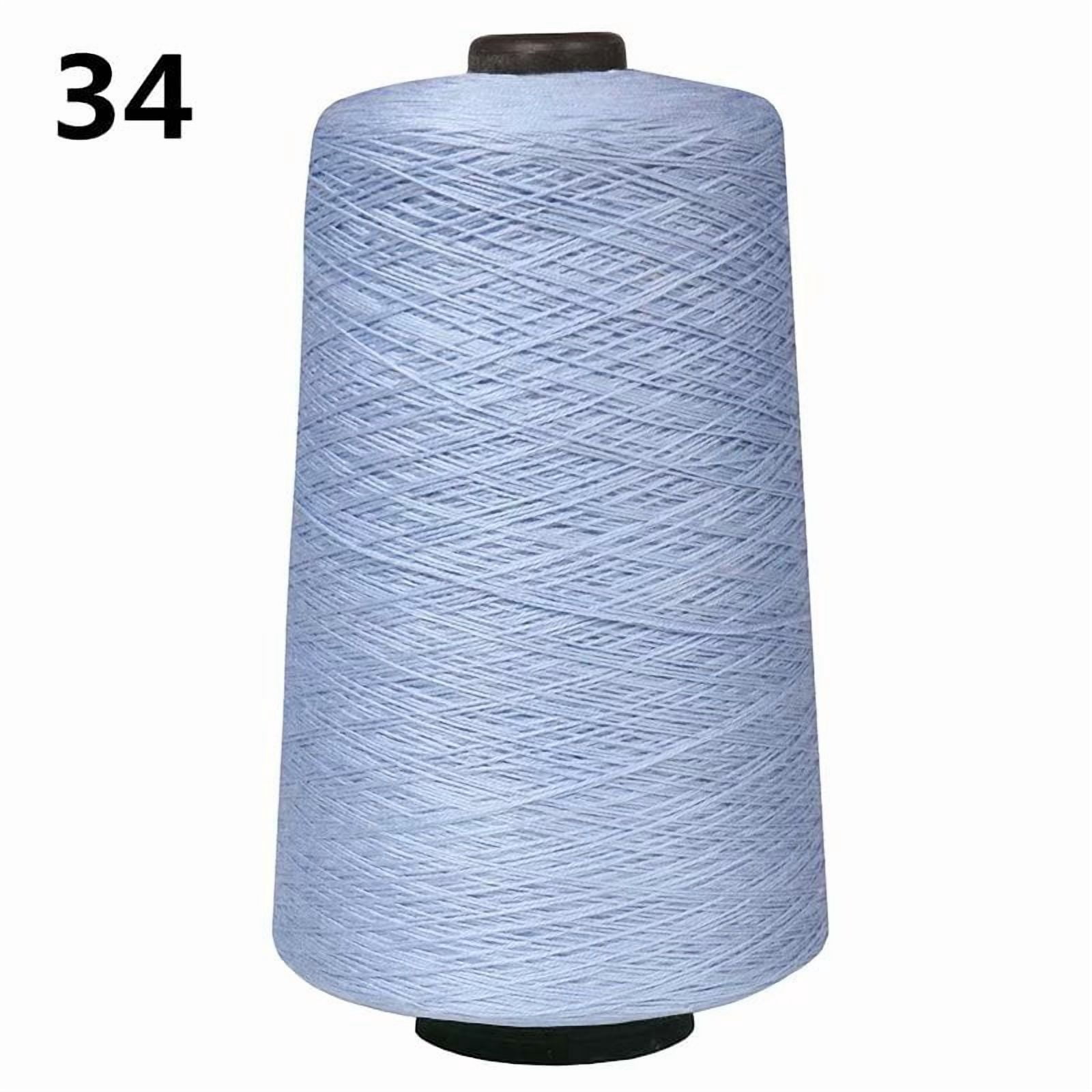 XmhyTop-A Knitting Yarn Crochet Yarn 500g, Blended Fabric Crochet Line Top Thread for Knitting, Beginner Friendly Yarn for Sweaters Blankets Scarves,Light Blue B