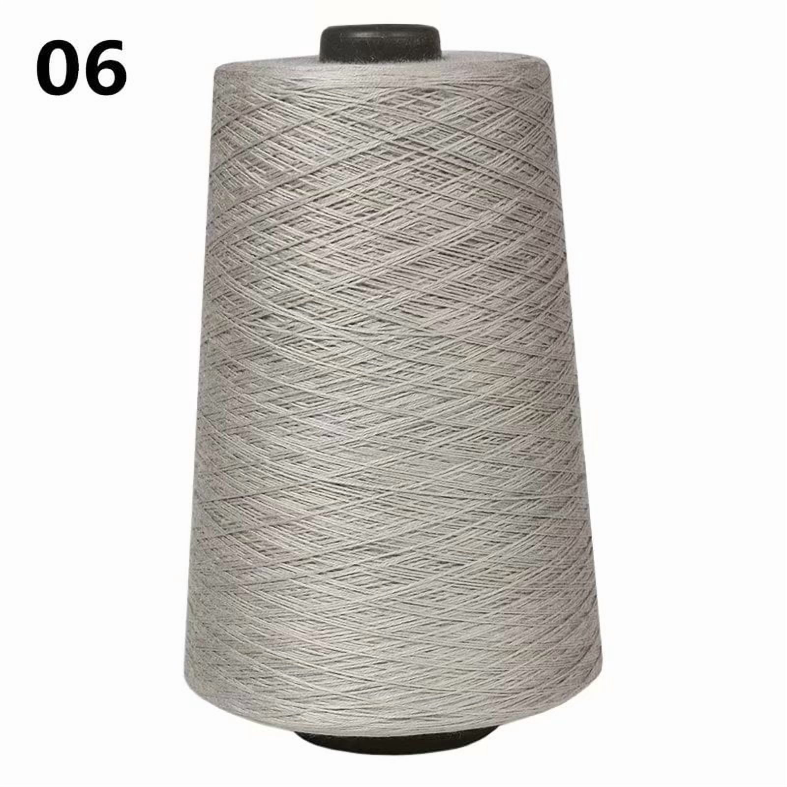 XmhyTop-A Knitting Yarn Crochet Yarn 500g, Blended Fabric Crochet Line Top Thread for Knitting, Beginner Friendly Yarn for Sweaters Blankets Scarves,Light Grey Brown