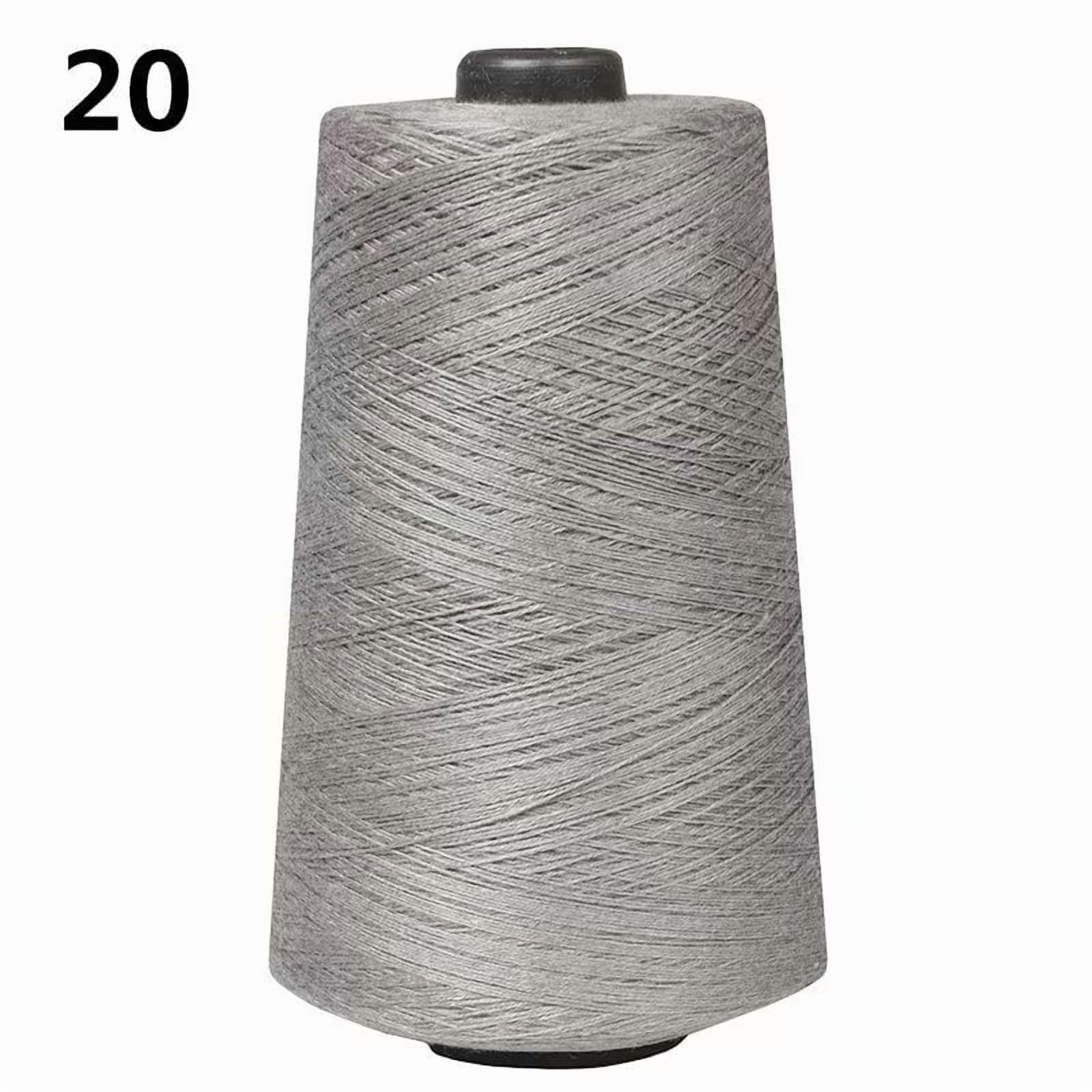 XmhyTop-A Knitting Yarn Crochet Yarn 500g, Blended Fabric Crochet Line Top Thread for Knitting, Beginner Friendly Yarn for Sweaters Blankets Scarves,Light Grey