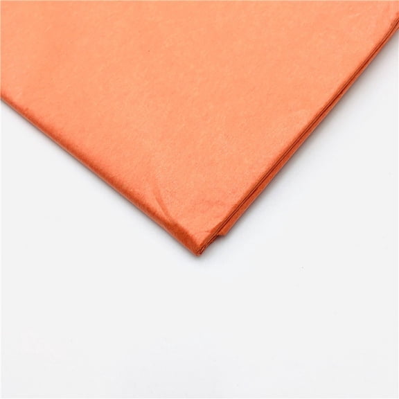 XmhyTop-A Orange Wrapping Tissue Paper 50*66cm Gift Wrap Supplies, 10 Sheets Craft Tissue for Packaging Decor