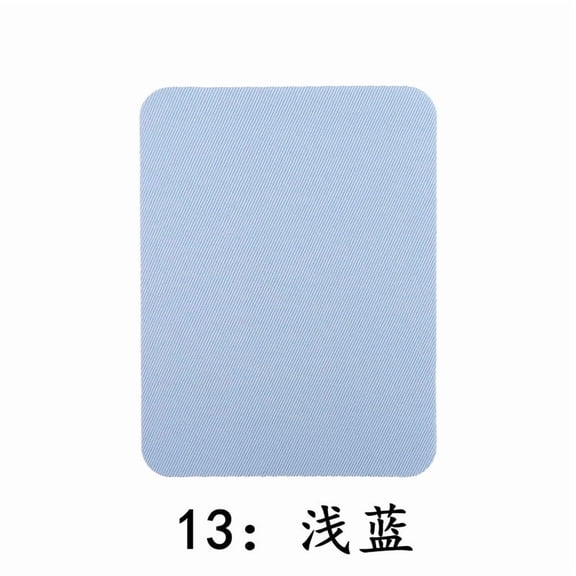 XmhyTop-A Patches for Clothing Repair 10 Pack Fabric Mending Patches, Cotton Iron On Patch for Jeans Pants Bags, 12.5x9.5cm,Light Blue