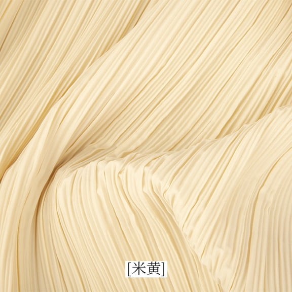 XmhyTop-A Pleated Fabric Textured Decorative Stretch Pleated Design Cloth for Wedding Background DIY Projects Home Decor Photo Backdrop,1 Yard,Beige Yellow