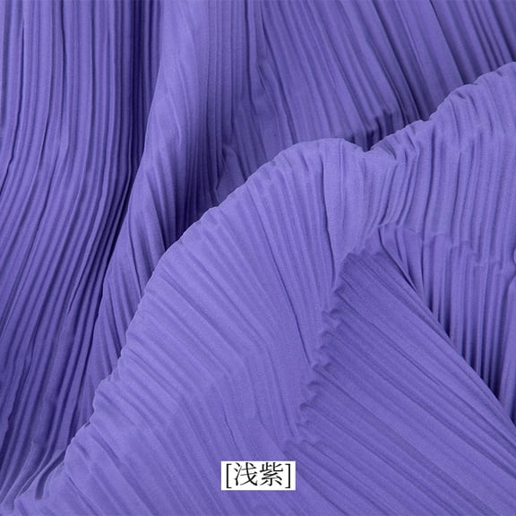XmhyTop-A Pleated Fabric Textured Decorative Stretch Pleated Design Cloth for Wedding Background DIY Projects Home Decor Photo Backdrop,1 Yard,Purple