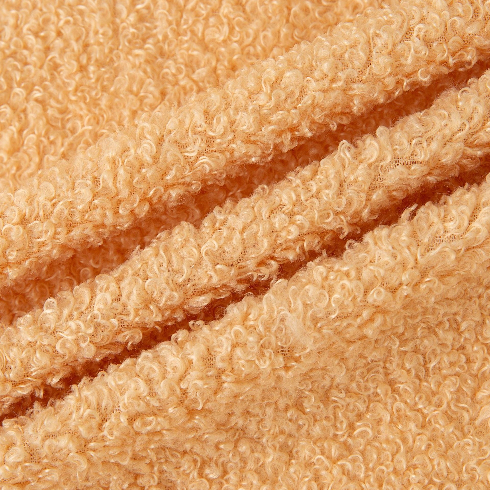 XmhyTop-A Plush Fabric, Faux Fur Fabric, Craft Fabric Sewing Supplies, 1 Yard Soft Polyester Material for DIY Crafts, Clothing Home Decor,F84