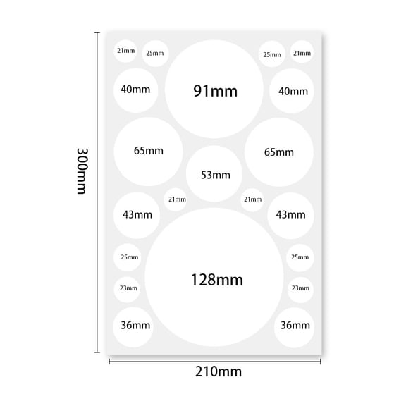 XmhyTop-A Polka Dots Stickers 20 Sheets Removable Adhesive Wall Stickers, Round Circle Wall Decals, Colorful Dot Wall Decor for Bedroom Living Room DIY Craft,White