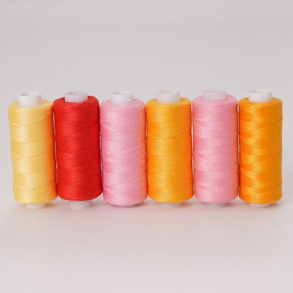 XmhyTop-A Quilting Thread 6-Piece Set, Durable Polyester Hand Quilting Thread, Suitable for Home Professional Quilting Projects, Essential Sewing Supplies,T07