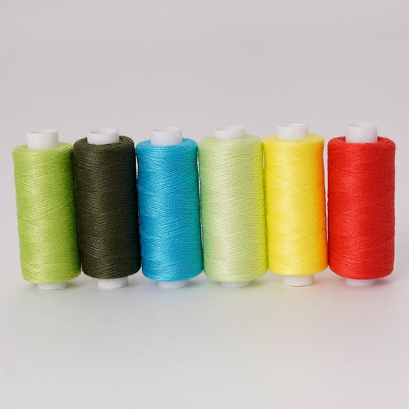 XmhyTop-A Quilting Thread 6-Piece Set, Durable Polyester Hand Quilting Thread, Suitable for Home Professional Quilting Projects, Essential Sewing Supplies,T08